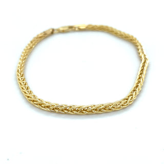 9ct Yellow Gold Spiga Style Bracelet
