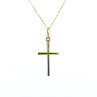 9ct Yellow Gold Small Light Cross