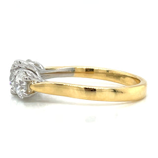 Delilah - 18ct Yellow Gold 1.56ct Laboratory Grown 3 Stone Diamond Ring