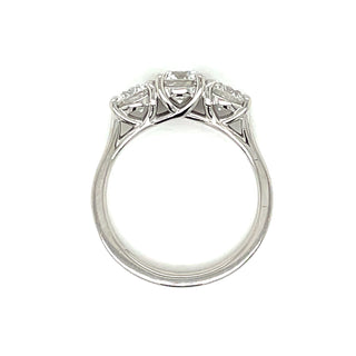 Johanna - Platinum 1.62ct Laboratory Grown Three Stone Diamond Ring
