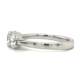 Johanna - Platinum 1.32ct Lab Grown Three Stone Diamond Ring