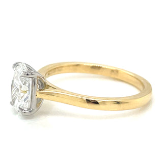 Emma - 18ct Yellow Gold 1.20ct Laboratory Grown Oval Diamond Ring