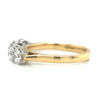 18ct Yellow Gold 1.22ct Laboratory Grown Five Stone Diamond Eternity Ring