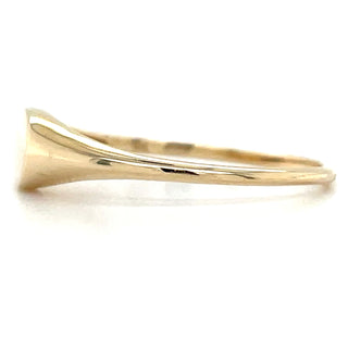 9ct Yellow Gold Horizontal Signet Ring