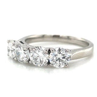 Laura - Platinum 1.72ct Lab Grown Four Stone Diamond Ring