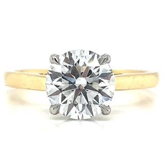 Julianna - 18ct Yellow Gold 2ct Lab Grown Round Brilliant Solitaire