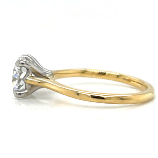 Ava - 18ct Yellow Gold 1.5ct Laboratory Grown Round Diamond Solitaire Ring