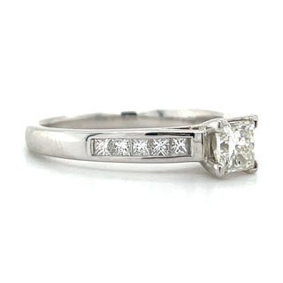 Honor - 18ct White Gold Princess Cut Earth Grown Diamond Engagement Ring