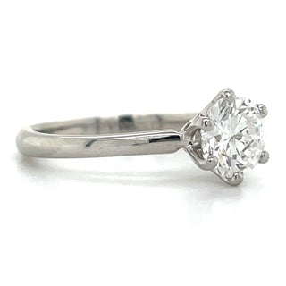 Caroline - Platinum 1ct 6 Claw Solitaire Earth Grown Diamond Engagement Ring