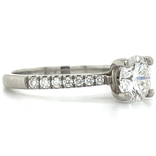 Mia - Platinum Solitaire Earth Grown Diamond Engagement Ring