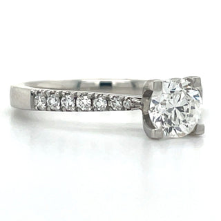 Nadia - Platinum .94ct Solitaire Earth Grown Diamond Engagement Ring