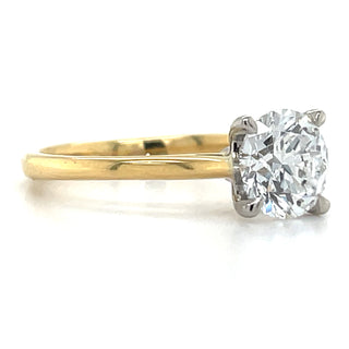 Ava - 18ct Yellow Gold 1.30ct Laboratory Grown Round Diamond Solitaire Engagement Ring