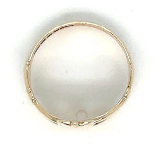 Vintage 9ct Yellow Gold Claddagh Ring