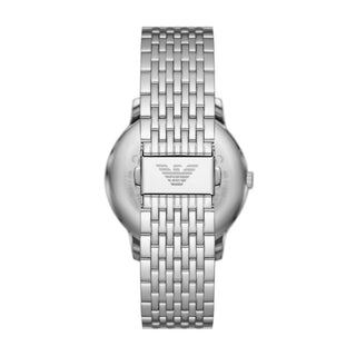 Armani Minimalist Gents Three-Hand Date Stainless Steel Watch