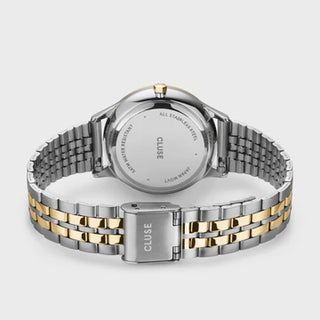 Cluse Minuit Date Watch Steel, Coconut Milk, Bicolor