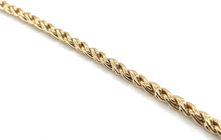 9ct Yellow Gold Rope Style Bracelet