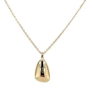 9ct Yellow Gold Polished Pebble Pendant