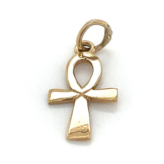 9ct Yellow Gold Egyptian Cross Charm