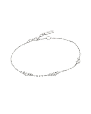 Ania Haie Silver Cluster Station Bracelet