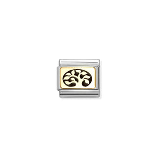CHARM, COMPOSABLE LINK, GOLD TREE OF LIFE