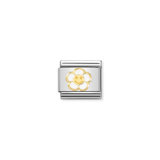 CHARM, COMPOSABLE LINK, FLOWER WITH SMILE