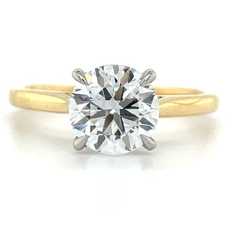 Lily - 18ct Yellow Gold Laboratory Grown 1.50ct Round Solitaire Diamond Ring