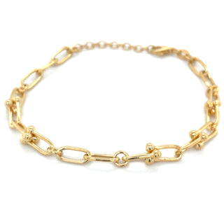 Golden Industrial Style Bracelet
