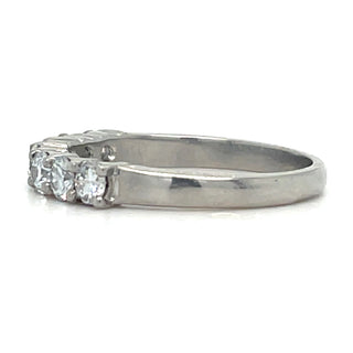 Platinum Laboratory Grown 0.72ct Seven Stone Diamond Eternity Ring