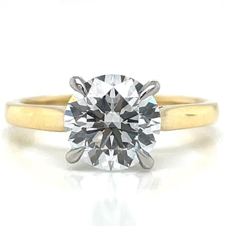 Lily - 18ct Yellow Gold Laboratory Grown 1.70ct Round Brilliant Solitaire Diamond Ring