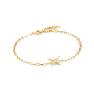 Ania Haie Gold Spike Chain Bracelet