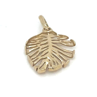 Vintage 9ct Yellow Gold Leaf Charm