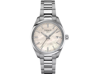 womens silver tissot watch