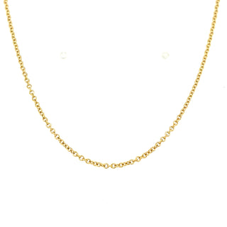 9ct Yellow Gold 16” and 18” Rounded Belcher Chain