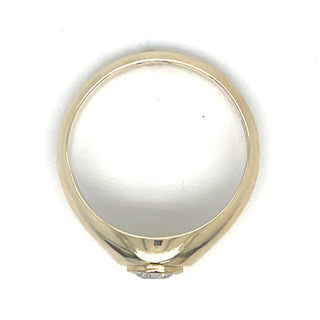 9ct Yellow Gold Laboratory Grown 0.50ct Round Brilliant Solitaire Diamond Ring
