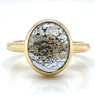 18ct Yellow Gold Earth Grown 3.10ct Oval Beryll Ring