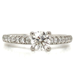 Aysha - Platinum .78ct Solitaire Earth Grown Diamond Engagement Ring