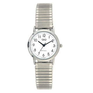 Q&Q Stainless Steel Expandable Ladies Watch