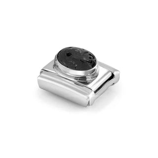 Composable Classic HARD STONES steel and 925 sterling silver Lava Stone Mat