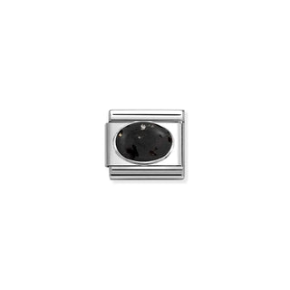 Composable Classic HARD STONES steel and 925 sterling silver Lava Stone Mat
