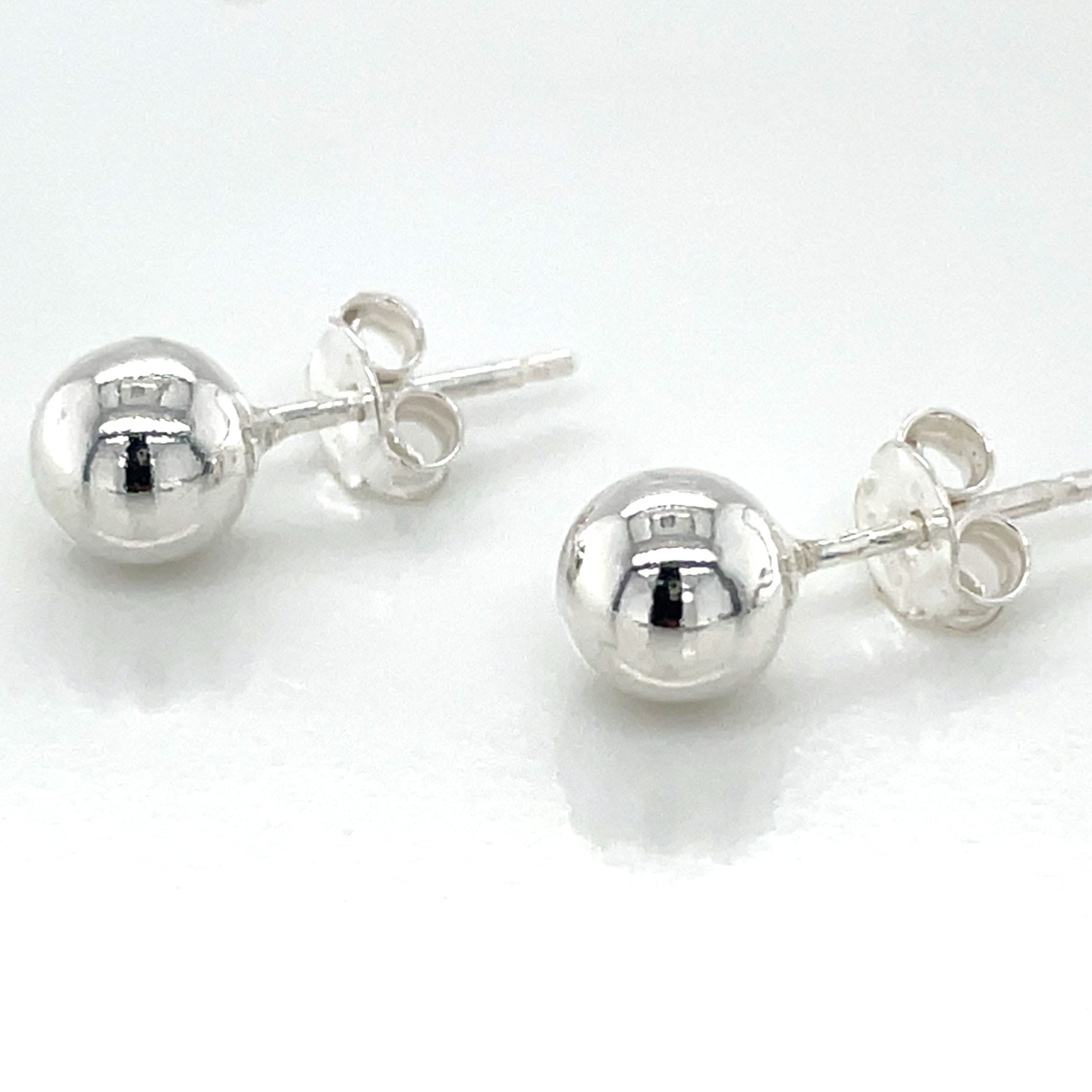 Sterling Silver 6mm Ball Stud – Tadgh O Flynn Jewellers