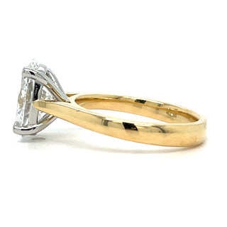 Emma - 18ct Yellow Gold 2.50ct Laboratory Grown Oval Solitaire Diamond Ring