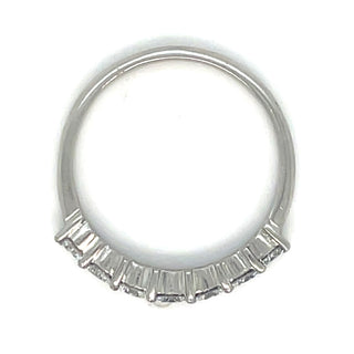 Platinum Laboratory Grown 0.72ct Seven Stone Diamond Eternity Ring