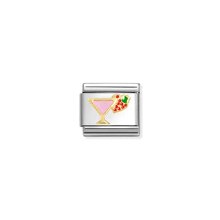 CHARM, COMPOSABLE LINK, PINK COCKTAIL