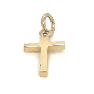 Vintage 9ct Yellow Gold Petite Cross Pendant