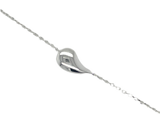 Sterling Silver Teardrop Bracelet