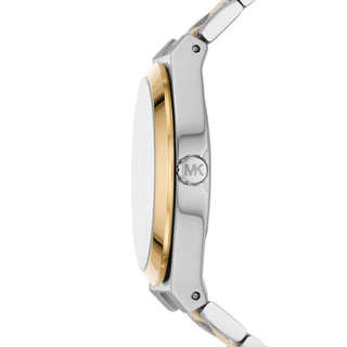 Michael Kors Lennox Three Hand Two Tone Ladies Stainless Steel Watch