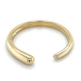 9ct Yellow Gold Tapered Open Ring