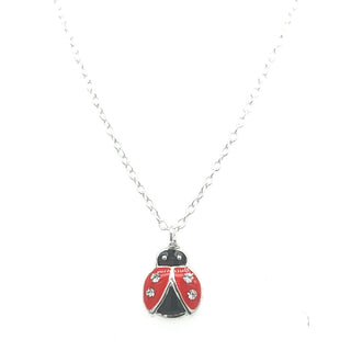 Children’s Sterling Silver Large Ladybird Pendant
