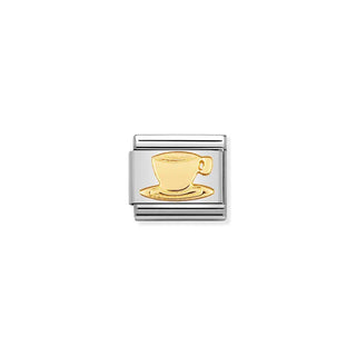 COMPOSABLE Classic DAILY LIFE in stainless steel with 18k gold Coffee Cup