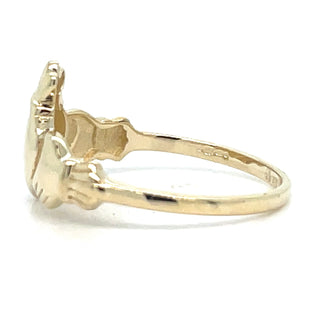 9ct Yellow Gold Claddagh Ring